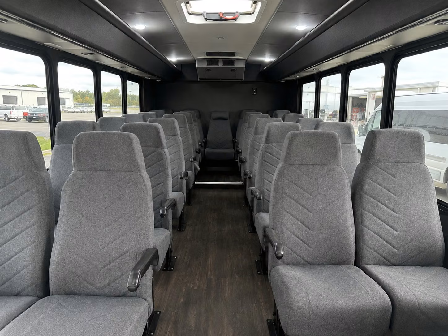 18 passenger minibus inside