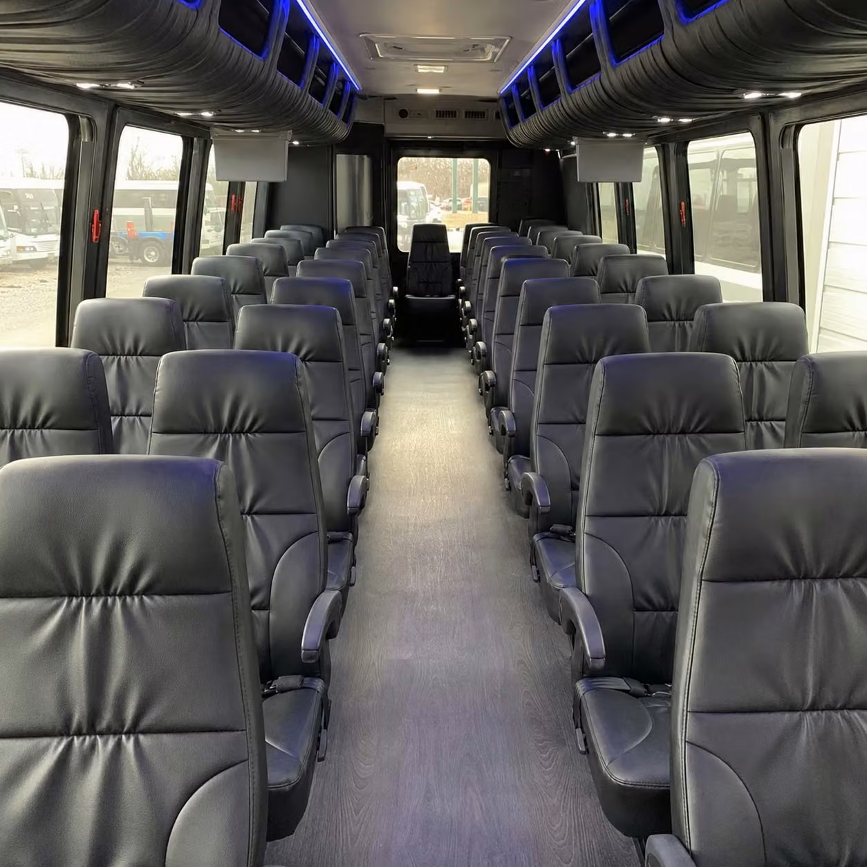 25 passenger minibus interior
