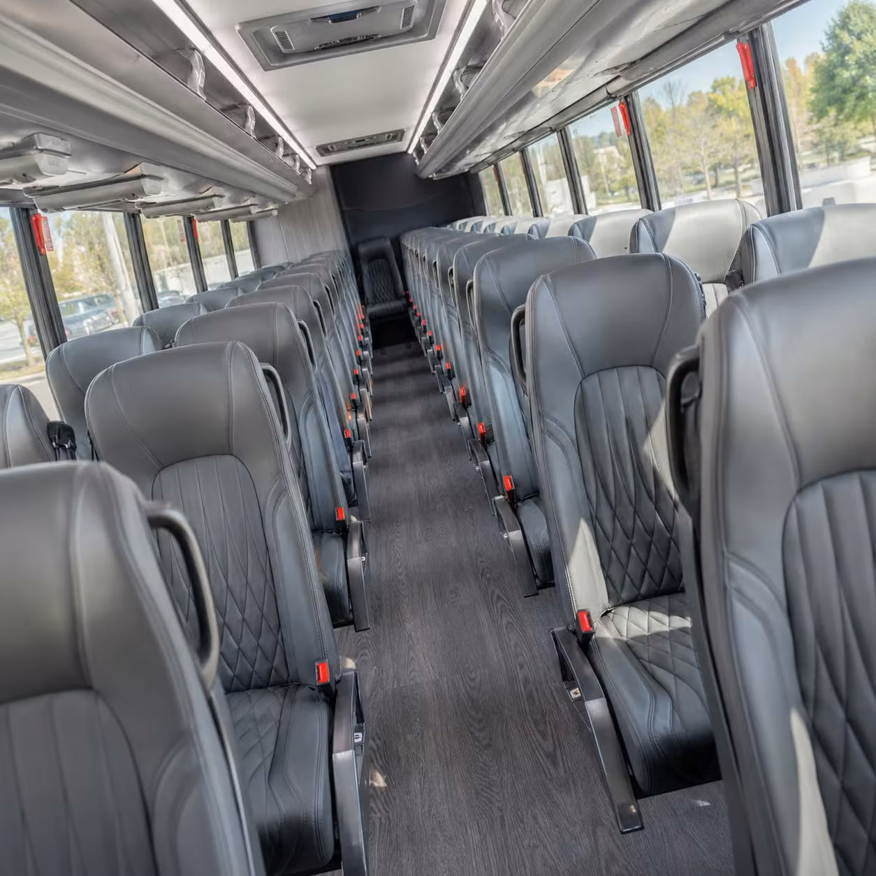28 passenger minibus inside