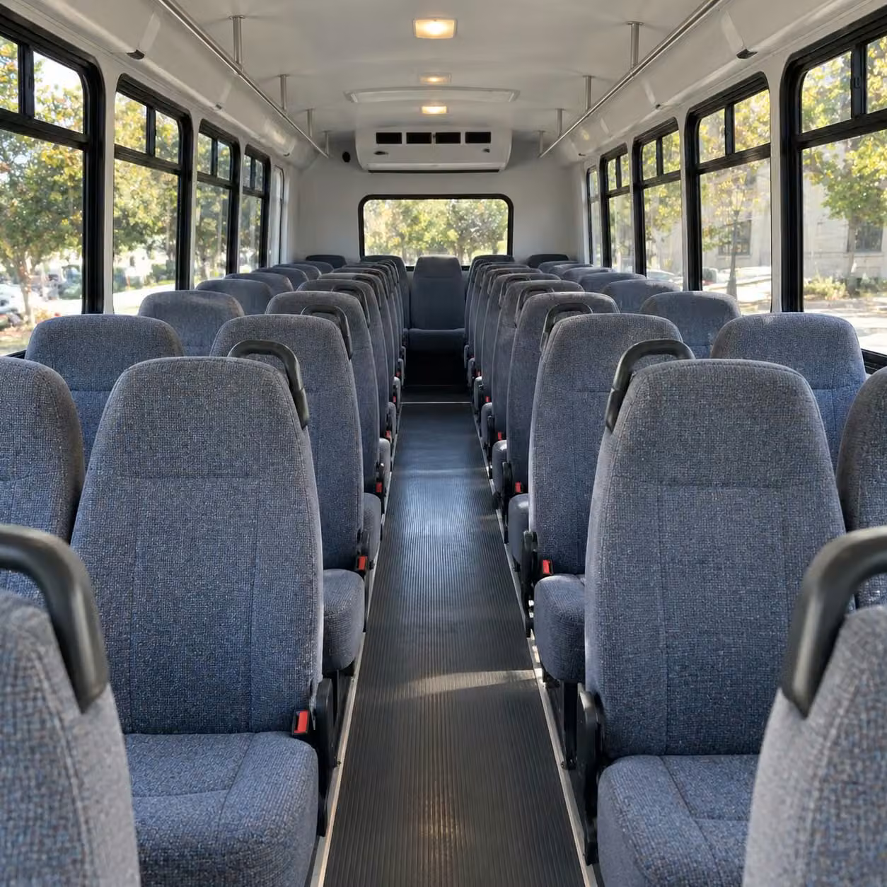 30 passenger minibus inside