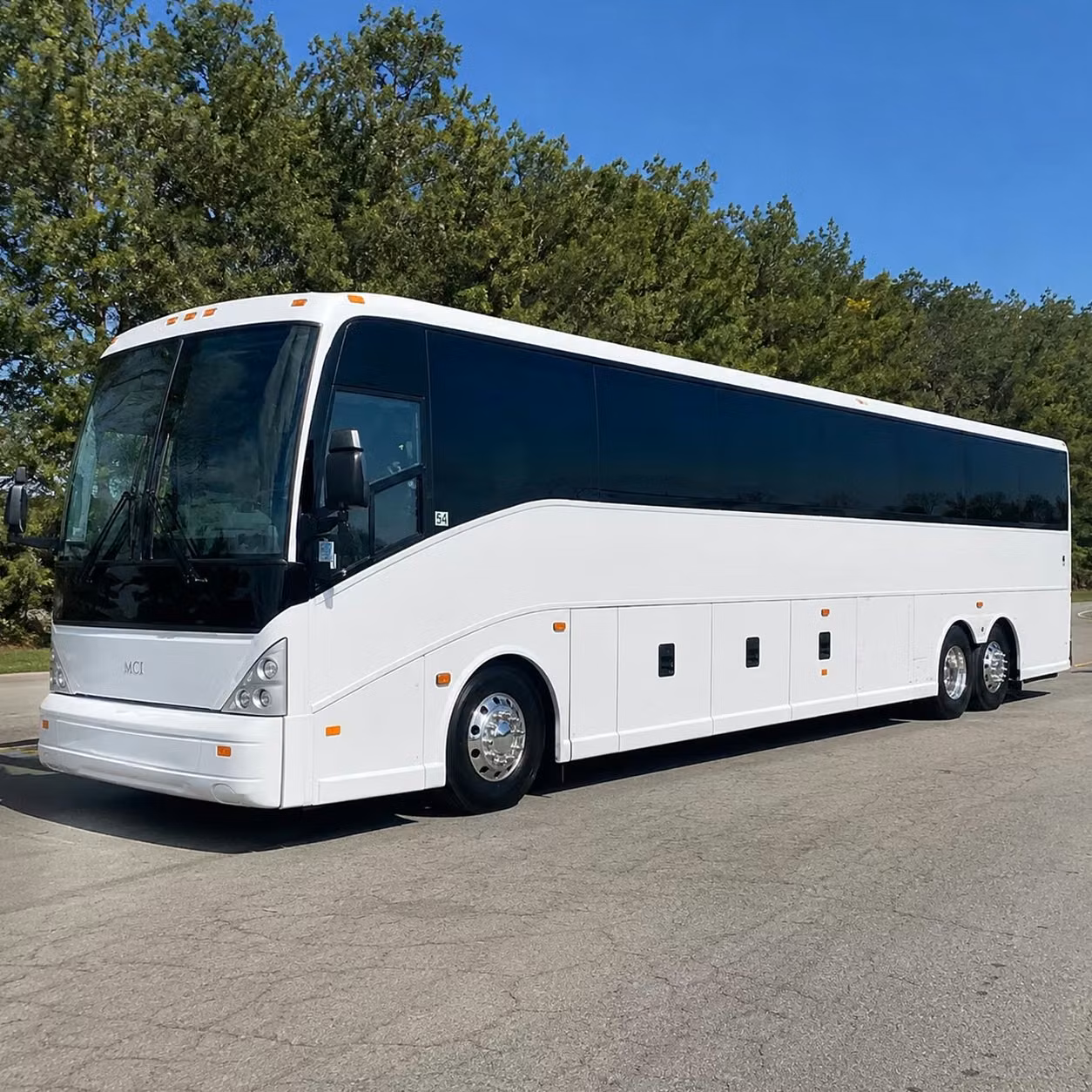 56 passenger charter bus