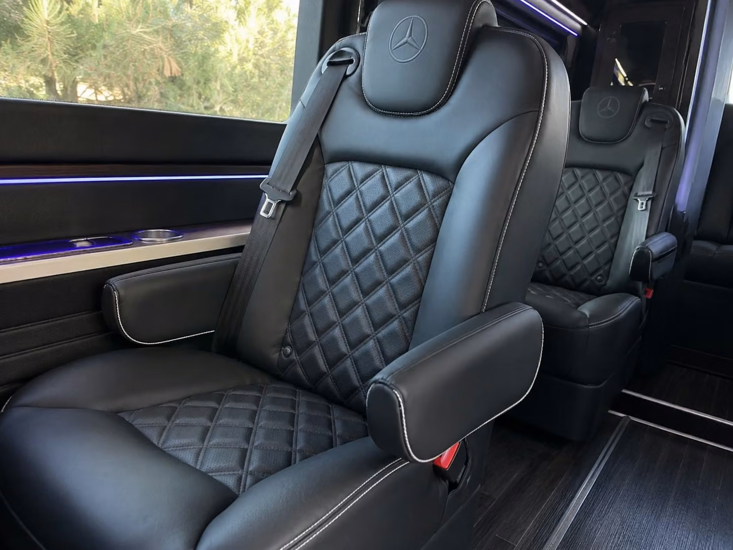 sprinter van with driver interior